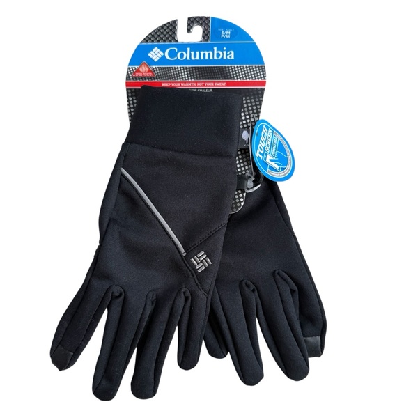 Columbia NWT Black Touchscreen Gloves - Picture 1 of 2